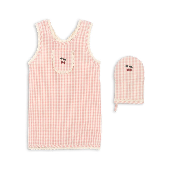 <tc>Konges Slojd</tc> Tablier de cuisine Set enfant cerise