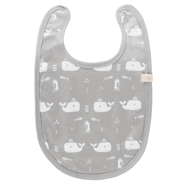 <tc>Fresk</tc> Bib Whale Dawn Grey