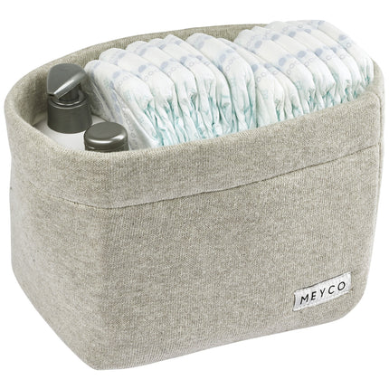 <tc>Meyco</tc> Panier de marchandises Petit tricot Basic Sand Melange