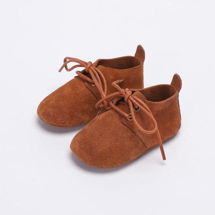 <tc>Baby Dutch</tc> Chaussures pour bébé Nova Camel Suede