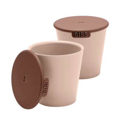 <tc>BIBS</tc> Ensemble de tasses pour bébé Blush 2 pièces