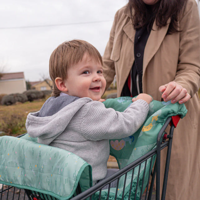 <tc>Badabulle</tc> Chariot de supermarché siège Safari