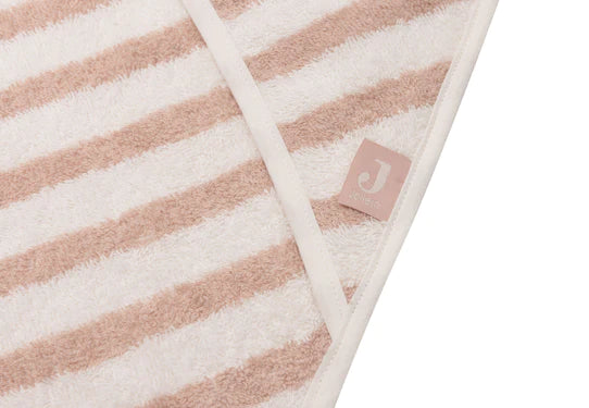 <tc>Jollein</tc> Serviette de bain Baby Striped Terry Wild Rose 75X75cm