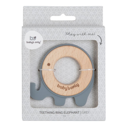 <tc>Baby's Only</tc> Anneau de dentition Elephant Gris