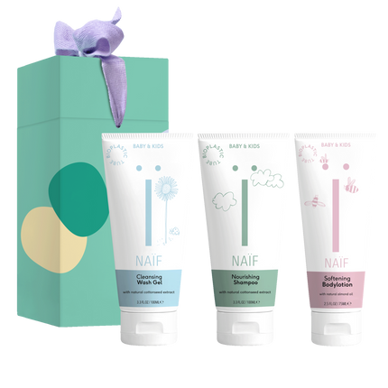 <tc>Naif</tc> Set de soins Baby Shower Routine 3pcs