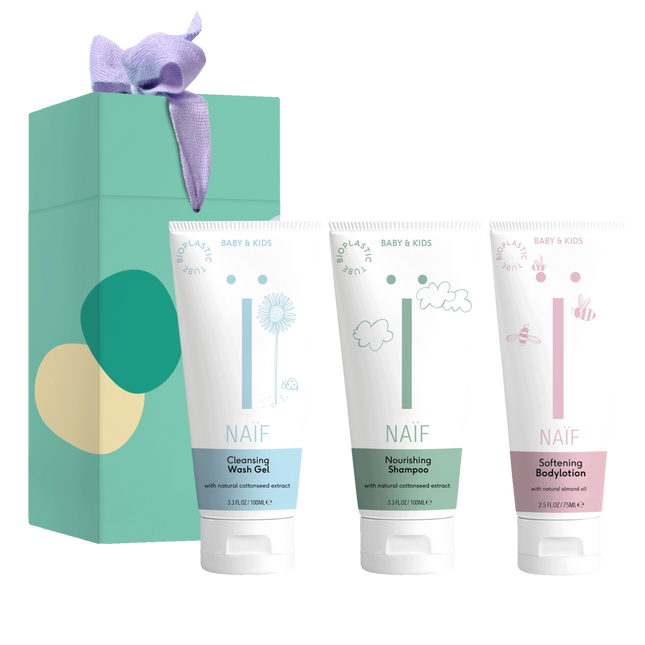 <tc>Naif</tc> Set de soins Baby Shower Routine 3pcs