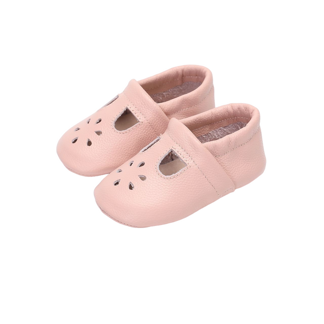 <tc>Baby Dutch</tc> Chaussures pour bébé Juna Pink Suede