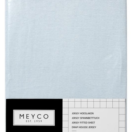 <tc>Meyco</tc> Drap-housse Jersey Light Blue 70x140/150 cm