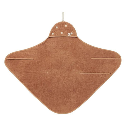 <tc>Noppies</tc> Serviette de bain Bébé Nouveau-né Clover Terry Indian Tan