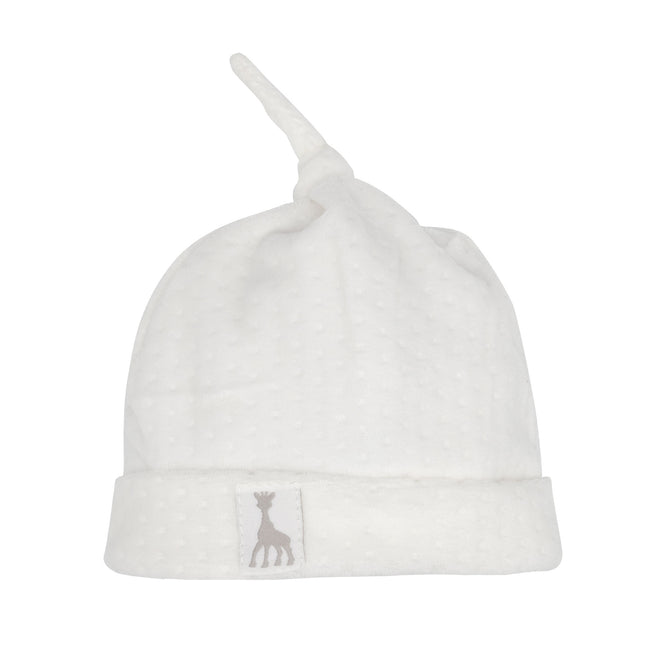 <tc>Sophie de Giraf</tc> Chapeau bébé Velours Blanc cassé