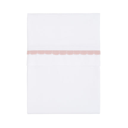 <tc>Baby's Only</tc> Serviette de berceau Reef Misty Pink/White