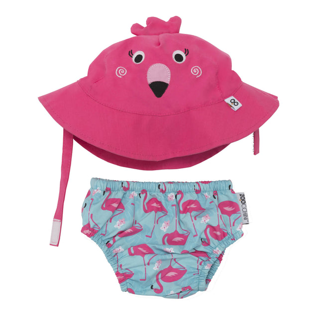 <tc>Zoocchini</tc> La couche de natation Flamingo Set