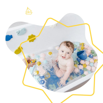 <tc>Badabulle</tc> Jouets de bain Rigolo Splash 8St