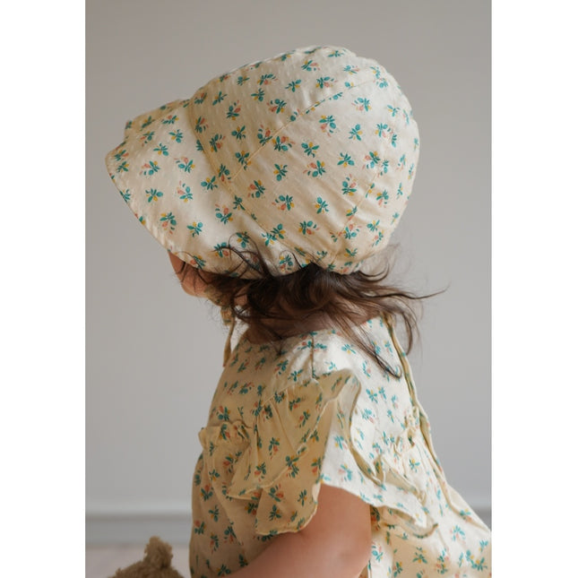 <tc>Konges Slojd</tc> Chapeau de soleil Baby Cille Bonnet Fleur Color√©.