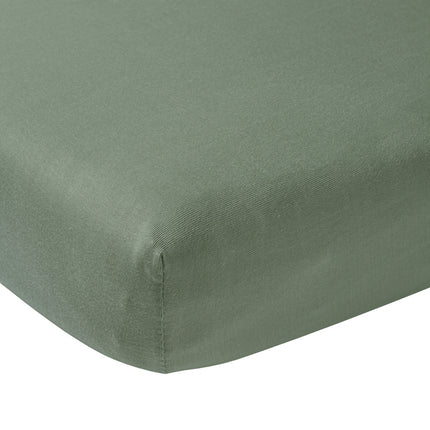 <tc>Meyco</tc> Drap-housse Jersey Box Matelas 75X95cm Vert Forêt