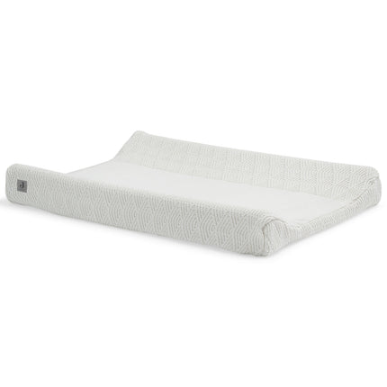 <tc>Jollein</tc> Housse de matelas à langer River Knit Cream White 50x70cm