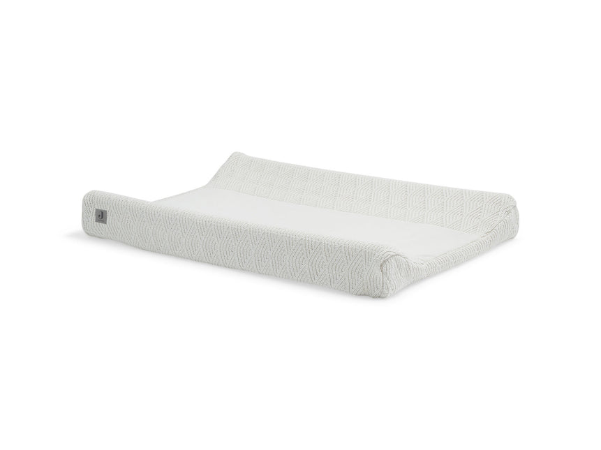 <tc>Jollein</tc> Housse de matelas à langer River Knit Cream White 50x70cm