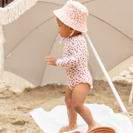 <tc>Swim Essentials</tc> Chapeau de soleil Baby Panther Print Old Pink