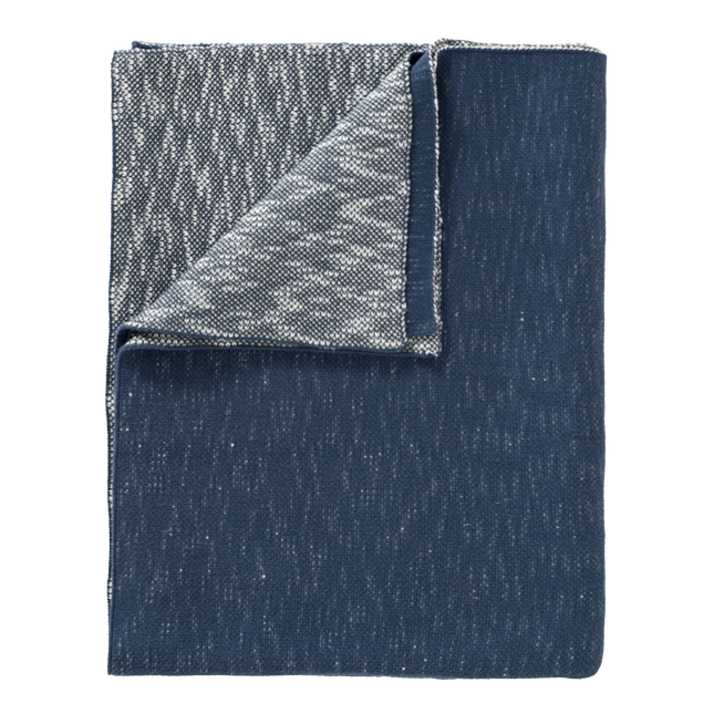 <tc>Fresk</tc> Couverture de lit Girafe tricotée Indigo 100x150cm