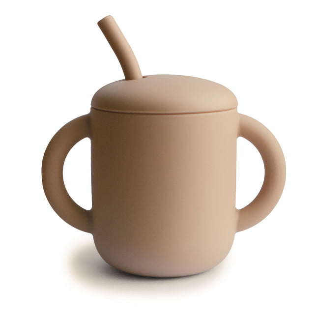 <tc>Mushie</tc> Tasse à paille Naturelle