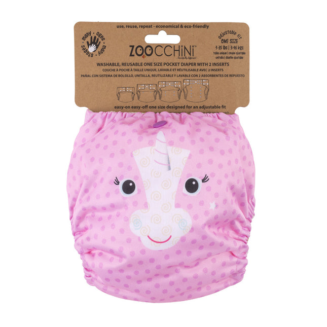 <tc>Zoocchini</tc> La couche lavable Allie The Alicorn avec insert supplémentaire