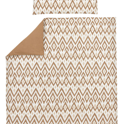 <tc>Meyco</tc> Housse de couette 120X150cm Ikat Sand Toffee