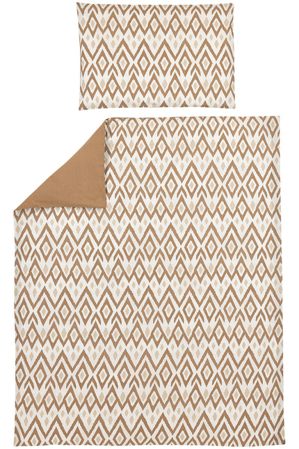 <tc>Meyco</tc> Housse de couette 120X150cm Ikat Sand Toffee