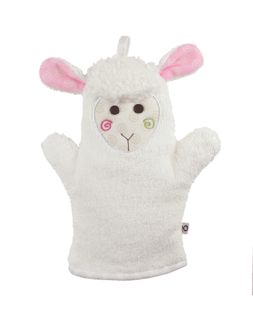 <tc>Zoocchini</tc> Gant de toilette Lola L'Agneau Coton