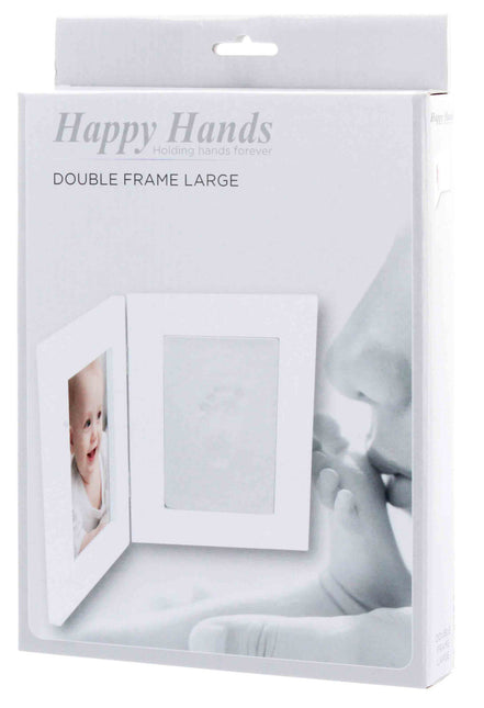 <tc>Dooky</tc> Happy Hands Double Frame White Happy Hands