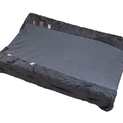 <tc>Snoozebaby</tc> Housse de matelas à langer Happy Dressing Storm Grey 45x70cm