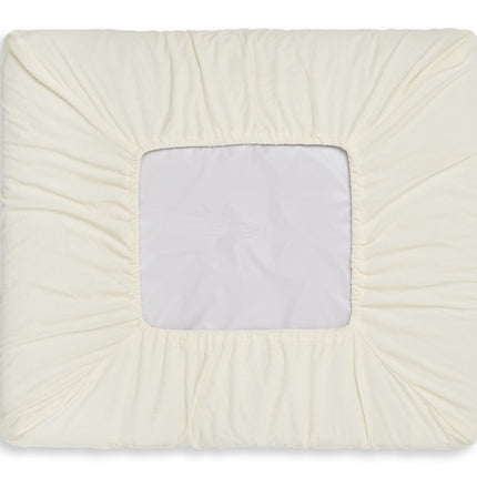 <tc>Jollein</tc> Housse de matelas à langer Spring Knit Ivory 75x85cm