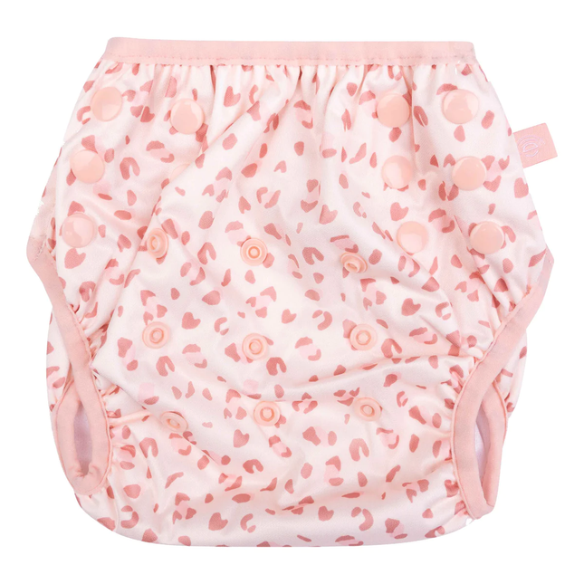 <tc>Swim Essentials</tc> Couche de bain imprimé panthère vieux rose