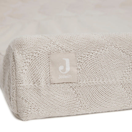 <tc>Jollein</tc> Housse de matelas à langer Shell Knit Nougat