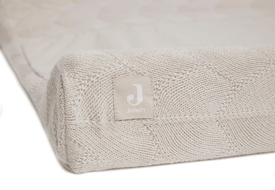 <tc>Jollein</tc> Housse de matelas à langer Shell Knit Nougat