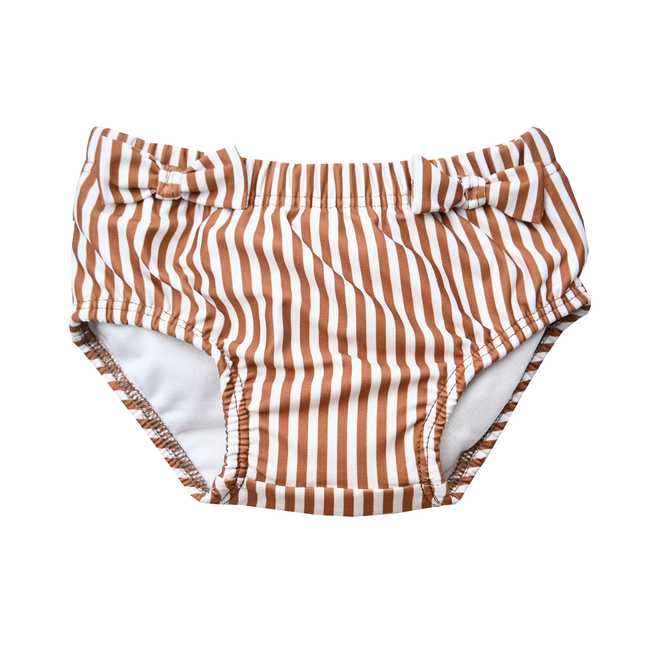 <tc>Slipstop</tc> Pantalon de bain Enfant Cognac Rayé Fille