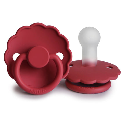 <tc>Frigg</tc> <tc>tétine</tc> Taille 2 Daisy Scarlet Silicone