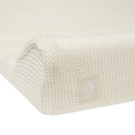 <tc>Jollein</tc> Housse de matelas à langer Basic Knit Ivory