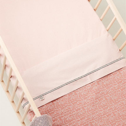 <tc>Noppies</tc> Serviette de berceau Tiny Dot Poplin 2-Way Misty Rose