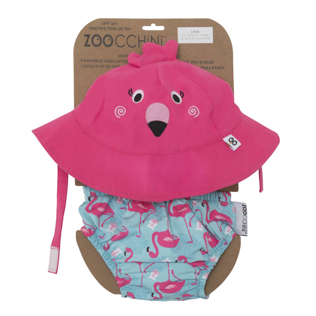 <tc>Zoocchini</tc> La couche de natation Flamingo Set