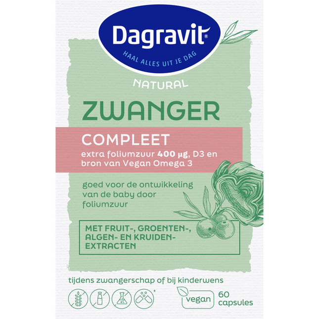 <tc>Dagravit</tc> Vitamines de grossesse 60 Capsules