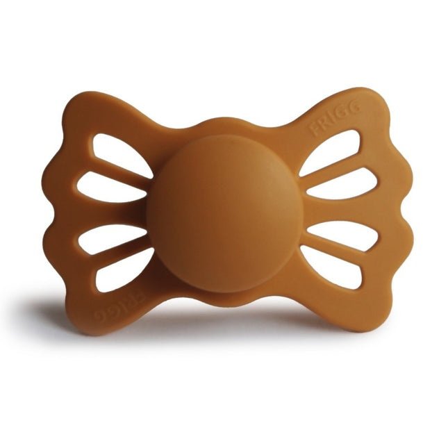 <tc>Frigg</tc> <tc>tétine</tc> Taille 2 Lucky Symmetrical Honey Gold Silicone