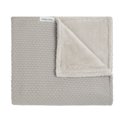 <tc>Baby's Only</tc> Couverture de berceau Teddy Sky Urban Taupe