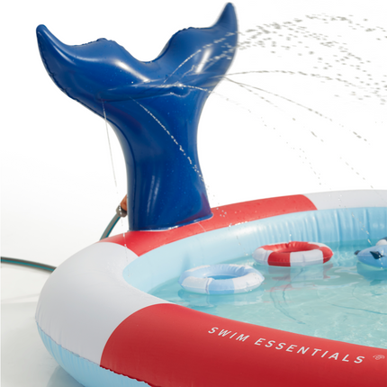 <tc>Swim Essentials</tc> Piscine toboggan enfant baleine 2.10M