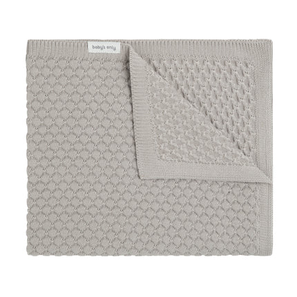 <tc>Baby's Only</tc> Cradle blanket Sky-Chunky Urban Taupe