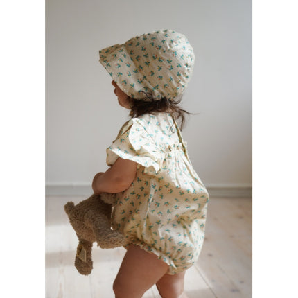 <tc>Konges Slojd</tc> Chapeau de soleil Baby Cille Bonnet Fleur Color√©.