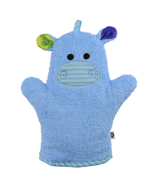 <tc>Zoocchini</tc> Gant de toilette Henry l'hippopotame en coton