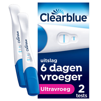 <tc>Clearblue</tc> Test de grossesse Détection précoce visuelle 2pcs