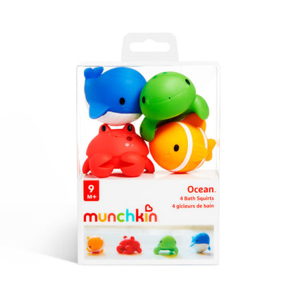 <tc>Munchkin</tc> Jouets de bain Ocean Sea Spray Animals 4pcs