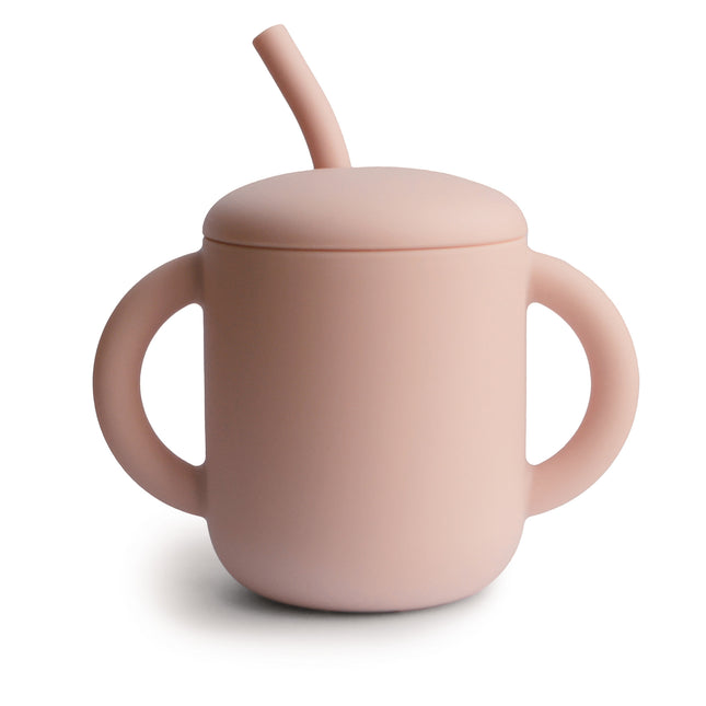 <tc>Mushie</tc> Tasse de paille Blush