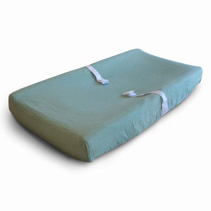 <tc>Mushie</tc> Housse de matelas à langer Vert romain